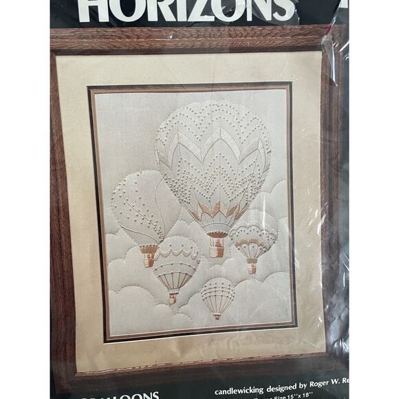 Vintage Majestic Balloons Candlewicking Kit Made In USA SEALED Janlynn CR45 - Picture 2 of 6